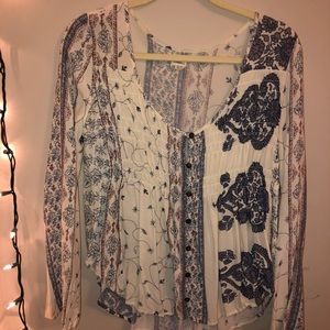 patterned O’Neill long sleeve